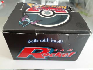 Pokemon Team Rocket 1st Edition Booster Box Box Only.