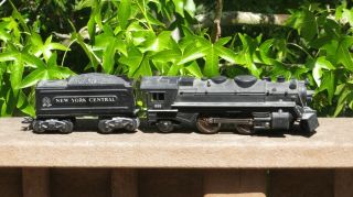 O Scale Gauge Marx Ny Central 666 Locomotive & Tender