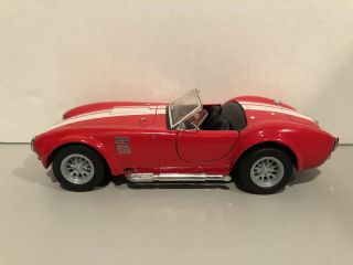 Die Cast Red 1965 Shelby Cobra 427 S/c G Scale 1:32 By Kinsmart