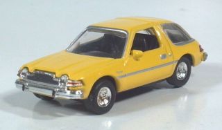 1978 Amc Pacer Diecast 2 " Ho Scale Model 1:87 Yellow