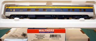 Chesapeake & Ohio 10 - 5 Sleeper Pullman Walthers 932 - 6749 Ho Scale Jn25.  25