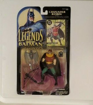 Legend Of Batman: Crusader Robin W Firing Crossbow,  Battle Shield Action Figure