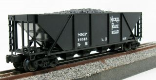 Lionel 6 - 19318: Rare Nickel Plate 4 - Bay Coal Hopper,  C8