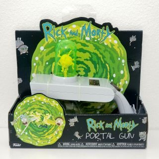 Funko Rick And Morty Portal Gun Toy With Lights And Sound Adult Swim