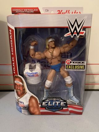 Wwe Mattel Elite Ringside Exclusive Hulk Hogan American Made Figure