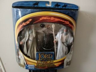 Lord Of The Rings White Wizards Gandalf Saruman 2 - Pack Toybiz