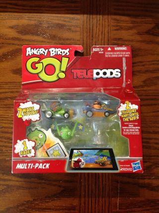 Angry Birds Go Telepods Multi - Pack Exclusive Orange Kart Set