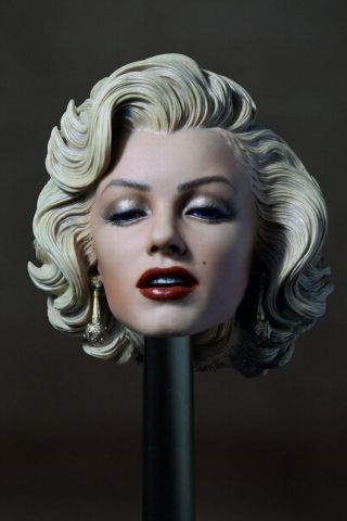 1/6 Scale Gentlemen Prefer Marilyn Monroe Headsculpt For 12 " Female Body Doll