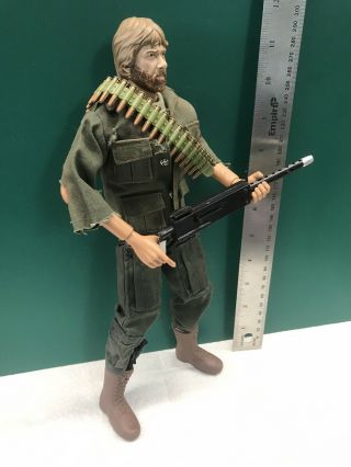 Custom 1/6 Scale Chuck Norris Missing In Action Figure 12” Tall 2