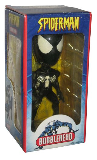Marvel Spider - Man Black Costume (2002) Toysite Bobblehead Toy Figure