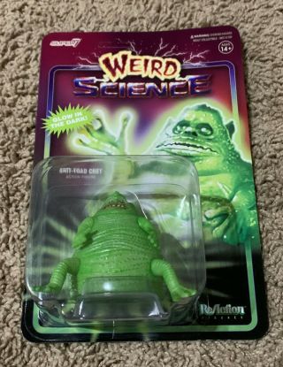 Weird Science Reaction Figure - Shit - Toad Chet Glow - In - The - Dark (sdcc 2020)