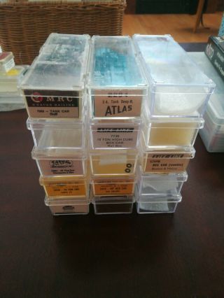 N Scale 15 Small Atlas Type Jewel Cases