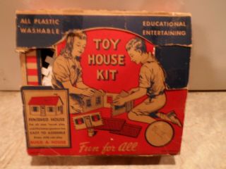Bachmann O Scale Toy House Kit 2 Vintage Rare Cape Cod House Blue In The Box