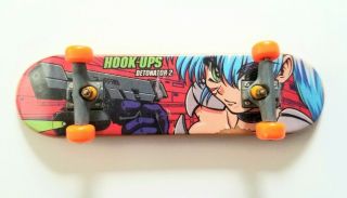 Vintage Hook - Ups Detonator 2 Tech Deck Skateboard Finger Board Rare Klein