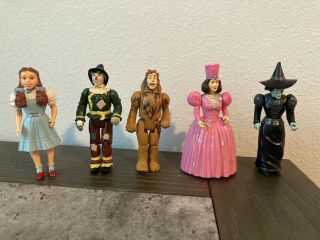 The Wizard Of Oz - Vintage 4 " Action Figures (1988) Mgm / Turner Set Of 5
