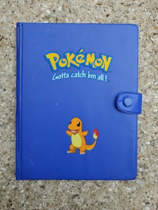 Vintage Pokémon Charmander Booklet Binder Folder Card Holder • Pokemon