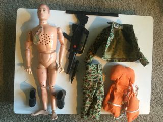 Vintage 1964 Hasbro Gi Joe Talking Soldier Patent Pending Red Hair With Toys