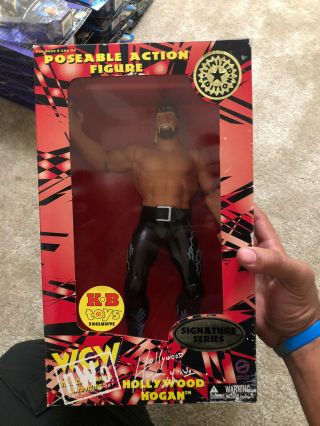 1998 Wcw Nwo Signature Series Hollywood Hogan 12 " Wrestling Poseable Figure Nib