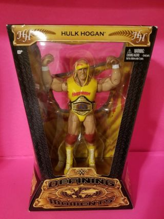 Mattel Wwe Defining Moments Elite Legends Hulk Hogan Ringside Exclusive Rsc