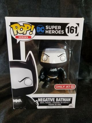 Funko Pop Dc Heroes Negative Batman 161 Target Exclusive