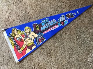 1987 He - Man And Masters Of The Universe Pennant Power Toy Vintage Action Cartoon