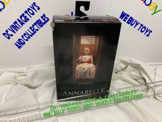 Neca The Conjuring Universe Ultimate Annabelle 7 - Inch Figure Packaging