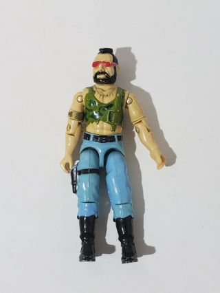 1985 Hasbro G.  I.  Joe Series 4 Dreadnok Ripper V1 Loose Action Figure O