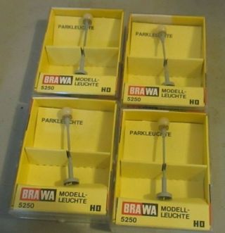 Brawa 4,  5250 Park Lights In Boxes