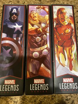 Marvel Legends 80 Years Thor,  Iron Man,  Captain America