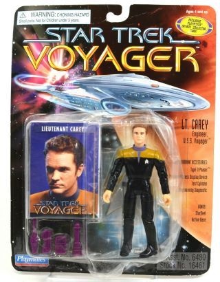 Star Trek Voyager Lieutenant Carey Figure Moc 1996