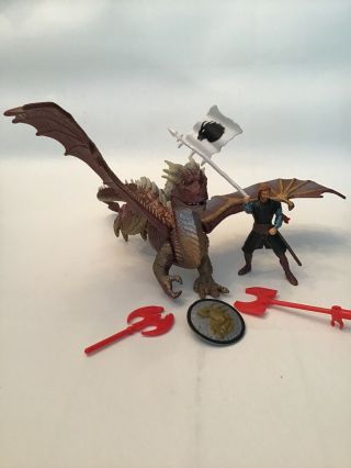 Dragonheart 1995 Kenner Draco Dragon And Bowen Action Figures