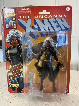 Marvel Legends Retro Vintage Uncanny X - Men Storm Action Figure Black Suit