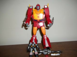 Transformers Masterpiece Mp - 40 Targetmaster Hot Rod Toys R Us Please Read