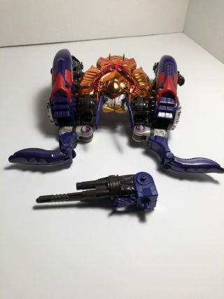 Vintage Transformers Beast Wars Transmetals Rampage Crab With Missile Launcher