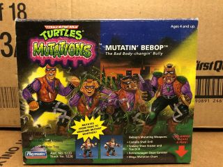1992 Teenage Mutant Ninja Turtles Mutations Mutatin Bebop Action Figure