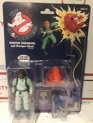 The Real Ghostbusters Winston Zeddmore Action Figure 2020 Kenner Moc