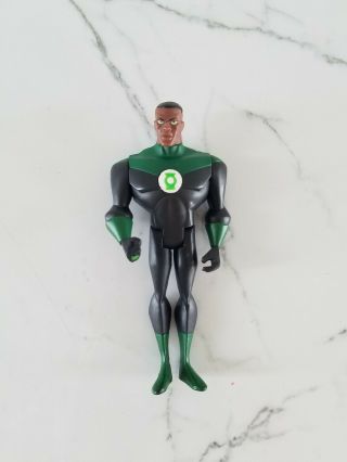 Green Lantern Action Figure John Stewart Black Suit Justice League 4.  5 Inches
