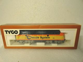 Tyco Chessie System Non - Powered Dummy Locomotive Engine W/ Box C&o A Unit F