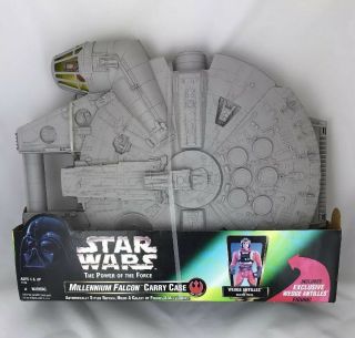 1998 Kenner Star Wars Power Of The Force Millennium Falcon Carry Case