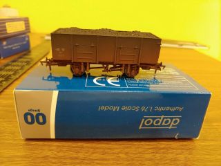 Ho / Oo Gauge Scale Model Train Car Dapol B712a Steel Mineral Gwr W Box