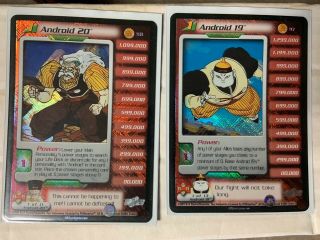 Android 19 & Android 20 Foil Android Saga Dbz Ccg