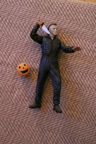 1999 Michael Myers W/knife Pumpkin Mcfarlane Movie Maniac Horror Halloween Shape