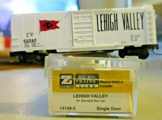 Z Scale Micro Trains Line Lehigh Valley 40ft Boxcar