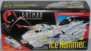 Batman The Animated Series Ice Hammer Vehicle Blasting Drill In Opened Box