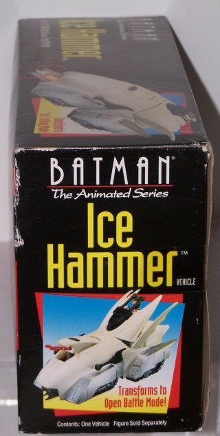 Batman The Animated Series Ice Hammer Vehicle Blasting Drill in Opened Box 2