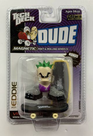 2002 Tech Deck Dude Skate Crew 8 Magna Series - Eddie - - Rare
