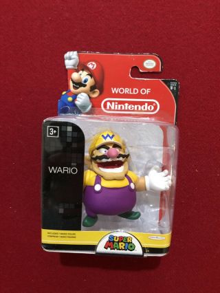 World Of Nintendo Mario Wario 2.  5 - Inch Mini Figure
