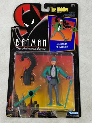 The Riddler Action Figure 1992 Batman The Animated Series Dc Kenner