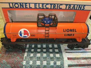 Lionel O Gauge 6 - 6313 Lionel Lines Single Dome Tank Car Exc.