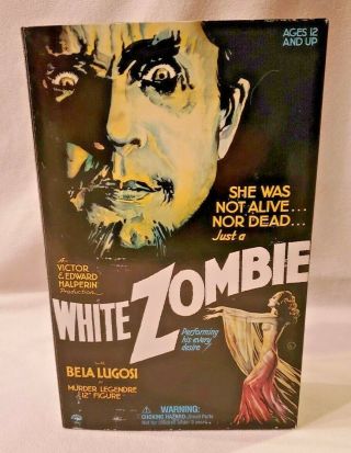 Sideshow Toys White Zombie Bela Lugosi Murder Legendre 12 " Mib 2001 Deluxe
